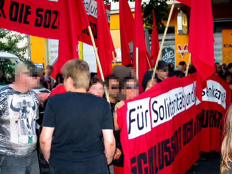 Klassenkämpferischer Block auf der Revolutionären 1.-Mai-Demo