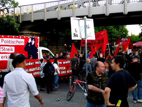 Neben diesem Block gab es den Jugend-, Antifa- und Mumia-Block