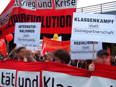 Internationalismus, Klassenkampf, Sozialismus